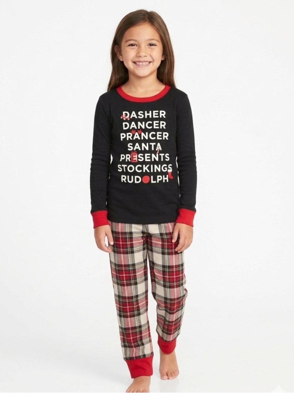 Dasher Dancer ..Santa..Rudolph, PJ Place Pajamas